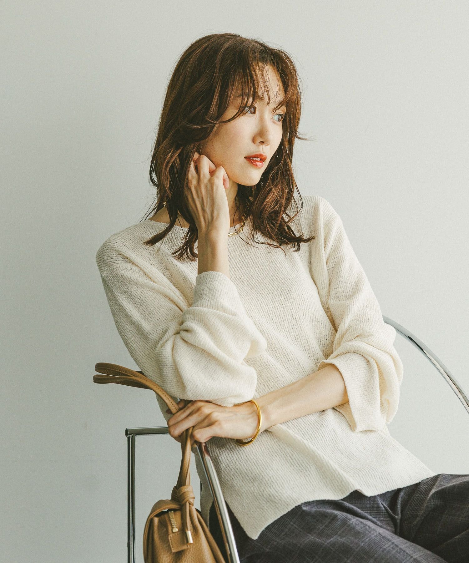 【グローバルワーク/GLOBAL WORK】のミニブークレボートネックプルオーバー/577949 人気、トレンドファッション・服の通販 founy(ファニー)  ファッション Fashion レディースファッション Fashion for Women トップス・カットソー Cut & Sew Tops カジュアルプルオーバー・ニットトップス Pullovers & Knit Tops / Casual Pullovers おすすめ Recommended / Our Picks デコルテ Décolleté, Neckline デニム Denim, Jeans Material ボトム Bottoms, Lower Wear エレガント 上品 Elegant  other-1|ID: prp329100004747364 ipo3291000000034358151