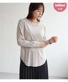 【イッカ/ikka】の【雑誌InRed12月号掲載】コットンUSA裾ラウンドロンT グレージュ|ID: prp329100004747380 ipo3291000000034485857