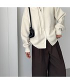 【キャナルジーン/CANAL JEAN】のEl mar ソフトニットZIPパーカー 人気、トレンドファッション・服の通販 founy(ファニー) ファッション Fashion レディースファッション Fashion for Women トップス・カットソー Cut & Sew Tops ニット Knit Tops & Sweaters レディースパーカー・カジュアルフーディー Casual Hoodies & Sweatshirts おすすめ Recommended / Our Picks ジップ Zip, Zipper デニム Denim, Jeans Material ドローコード Drawcord, Drawstring Cord パーカー Hoodie, Parka ポケット Pocket, Pocket Detail thumbnail アイボリー|ID: prp329100004747384 ipo3291000000034779948