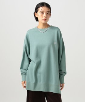 【ベイフロー/BAYFLOW】の【Champion(チャンピオン)】別注刺繍スウェットチュニック 人気、トレンドファッション・服の通販 founy(ファニー) ファッション Fashion レディースファッション Fashion for Women トップス・カットソー Cut & Sew Tops レディースパーカー・カジュアルフーディー Casual Hoodies & Sweatshirts スウェット・クルーネックトップス Sweatshirts & Crewnecks / Relaxed Fit Sweat Tops キャンバス Canvas, Canvas Fabric スラックス Slacks, Dress Pants チュニック Tunic, Long Top デニム Denim, Jeans Material 定番 Standard, Basic Item ニューヨーク New York, NYC Style 別注 Limited Edition, Custom Order リラックス Relax, Relaxed Fit ロング Long, Long-Length おすすめ Recommended / Our Picks |ID:prp329100004747386