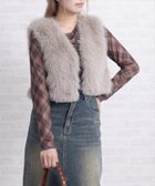 【クリア/clear】のショート丈ファーベスト 人気、トレンドファッション・服の通販 founy(ファニー) ファッション Fashion レディースファッション Fashion for Women アウター Coat / Outerwear Collection トップス・カットソー Cut & Sew Tops ベスト&ジレ / 重ね着スタイル Vests & Gilets ショート Short, Short Length シンプル Simple, Minimal デニム Denim, Jeans Material フェイクファー Faux Fur, Imitation Fur フェミニン Feminine, Girly ベスト Vest, Waistcoat ライダース Riders ロング Long, Long-Length おすすめ Recommended / Our Picks thumbnail GYBE|ID: prp329100004747405 ipo3291000000034325942