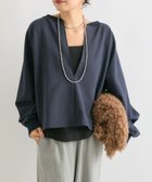 【リヴドロワ/RIVE DROITE】の【大人が着やすい】キーネックオーバースウェット 人気、トレンドファッション・服の通販 founy(ファニー) ファッション Fashion レディースファッション Fashion for Women トップス・カットソー Cut & Sew Tops レディースパーカー・カジュアルフーディー Casual Hoodies & Sweatshirts スウェット・クルーネックトップス Sweatshirts & Crewnecks / Relaxed Fit Sweat Tops インナー Innerwear シンプル Simple, Minimal スウェット / スエット Sweatshirt, Sweatwear 無地 Plain, Solid Color 再入荷 Restock / Back in Stock おすすめ Recommended / Our Picks thumbnail ネイビー|ID: prp329100004747406 ipo3291000000034949076