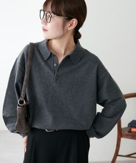 【ディスコート/Discoat】の【ユニセックス】ソフトタッチニットポロ 人気、トレンドファッション・服の通販 founy(ファニー) ファッション Fashion レディースファッション Fashion for Women トップス・カットソー Cut & Sew Tops ニット Knit Tops & Sweaters シンプル Simple, Minimal フロント Front, Front Design ベーシック Basic, Essential リラックス Relax, Relaxed Fit エレガント 上品 Elegant |ID:prp329100004747444