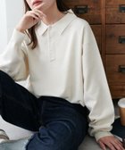 【ディスコート/Discoat】の【ユニセックス】ソフトタッチニットポロ 人気、トレンドファッション・服の通販 founy(ファニー) ファッション Fashion レディースファッション Fashion for Women トップス・カットソー Cut & Sew Tops ニット Knit Tops & Sweaters シンプル Simple, Minimal フロント Front, Front Design ベーシック Basic, Essential リラックス Relax, Relaxed Fit エレガント 上品 Elegant thumbnail アイボリー|ID: prp329100004747444 ipo3291000000034326444