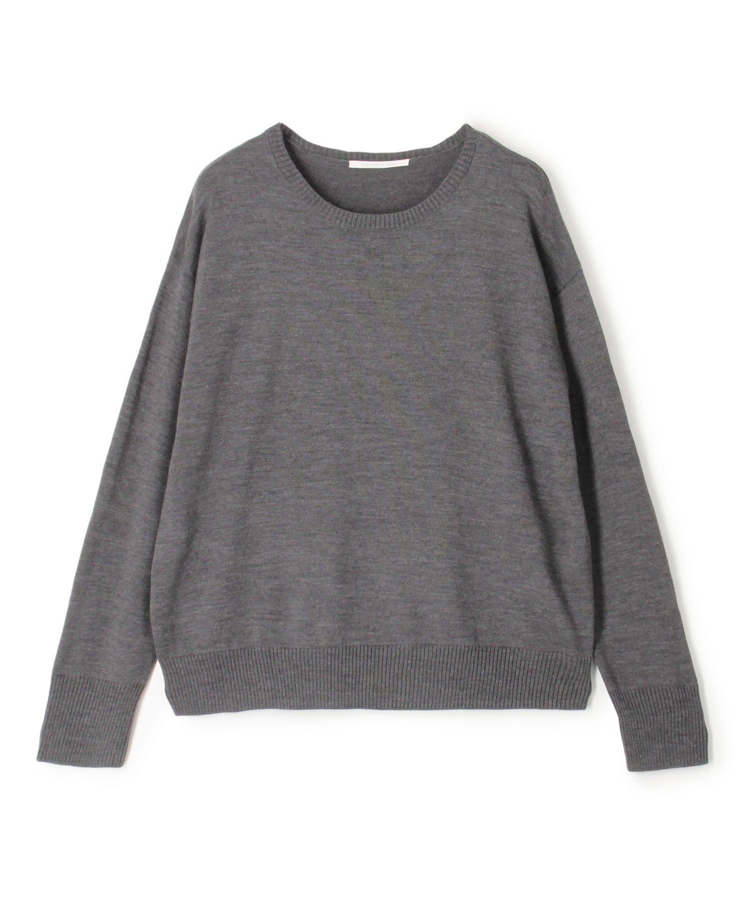 【トゥモローランド/TOMORROWLAND】のウーステッドウール クルーネックプルオーバー インテリア・キッズ・メンズ・レディースファッション・服の通販 founy(ファニー) 　ファッション　Fashion　レディースファッション　Fashion for Women　トップス・カットソー　Cut & Sew Tops　カジュアルプルオーバー・ニットトップス　Pullovers & Knit Tops / Casual Pullovers　シンプル　Simple, Minimal　定番　Standard, Basic Item　17 チャコールグレー|ID: prp329100004747463 ipo3291000000034906022