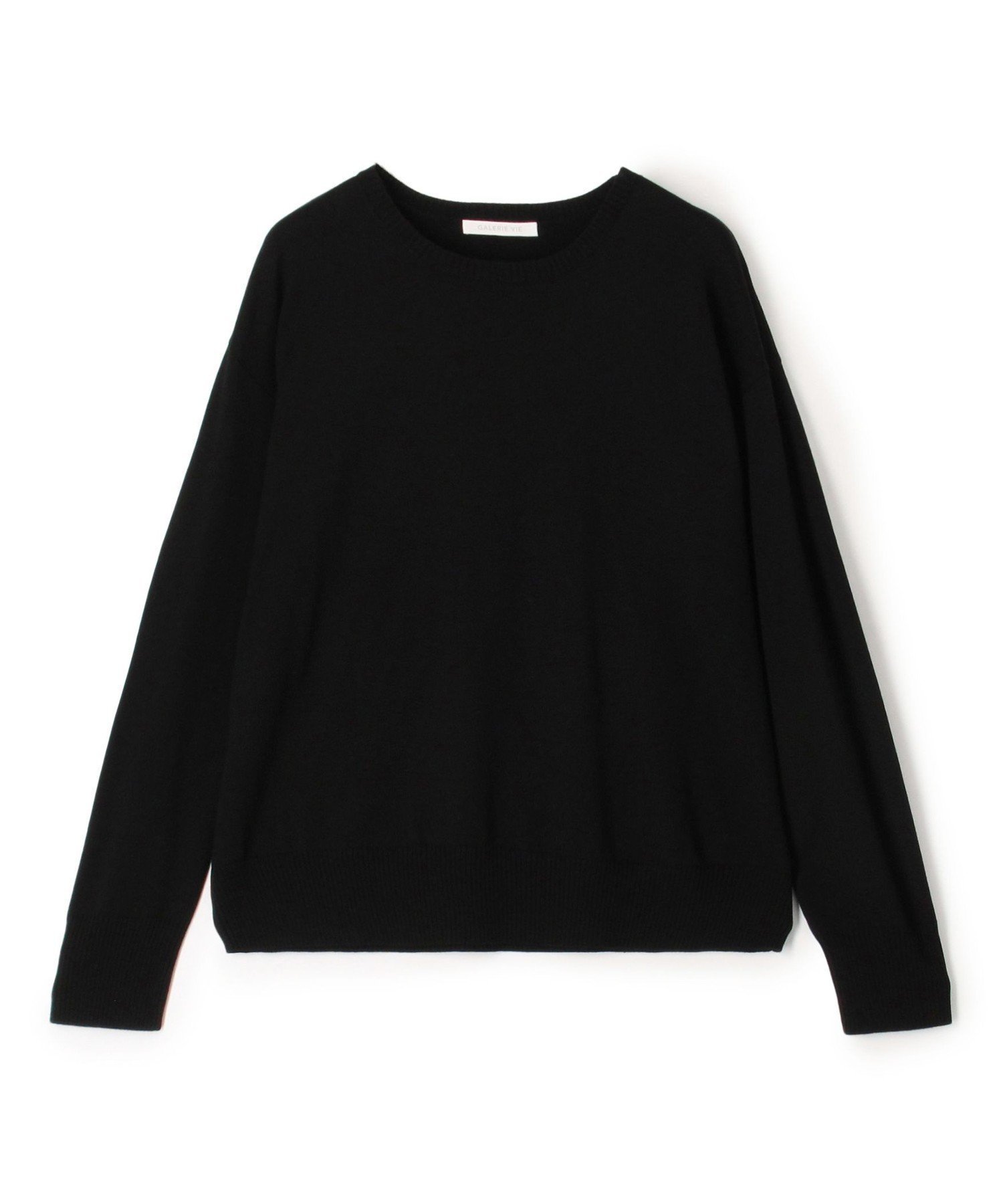 【トゥモローランド/TOMORROWLAND】のウーステッドウール クルーネックプルオーバー インテリア・キッズ・メンズ・レディースファッション・服の通販 founy(ファニー) 　ファッション　Fashion　レディースファッション　Fashion for Women　トップス・カットソー　Cut & Sew Tops　カジュアルプルオーバー・ニットトップス　Pullovers & Knit Tops / Casual Pullovers　シンプル　Simple, Minimal　定番　Standard, Basic Item　19 ブラック|ID: prp329100004747463 ipo3291000000034906024