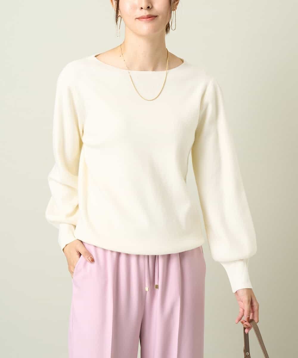 【アー ヴェー ヴェー/a.v.v】の【洗える】ボートネックパフスリーブニット【アンサンブル対応】 インテリア・キッズ・メンズ・レディースファッション・服の通販 founy(ファニー) ファッション Fashion レディースファッション Fashion for Women トップス・カットソー Cut & Sew Tops ニット Knit Tops & Sweaters アンサンブルニット Knit Ensembles & Twin Sets アンサンブル Ensemble Set 洗える Machine Washable カーディガン Cardigan, Knitwear スリーブ Sleeve, Long Sleeve / Short Sleeve デコルテ Décolleté, Neckline 定番 Standard, Basic Item なめらか Smooth, Silky Texture 人気 Popular, Best Seller プリーツ Pleats, Pleated ベーシック Basic, Essential ボーダー Border, Stripe 再入荷 Restock / Back in Stock おすすめ Recommended / Our Picks ビジネス 仕事 通勤 Business / Work / Commuting アイボリー|ID: prp329100004747495 ipo3291000000034541816