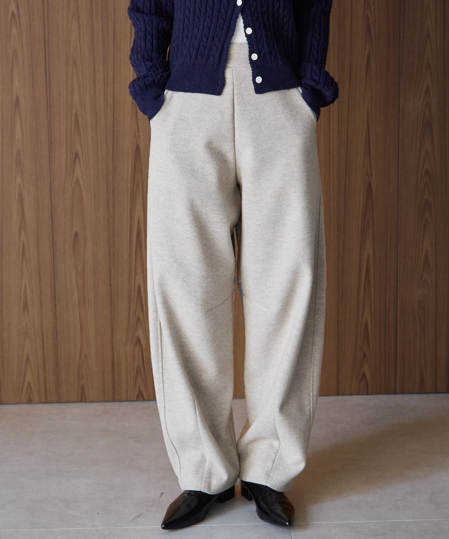 【ラナン/Ranan】のRanan/フェイクウールバレルレッグカーブパンツ 人気、トレンドファッション・服の通販 founy(ファニー) ファッション Fashion レディースファッション Fashion for Women パンツ Pants & Trousers クラシック Classic, Timeless Style トレンド Trend, Trending Now バルーン Balloon, Balloon Silhouette ビッグ Big, Oversized ポケット Pocket, Pocket Detail ルーズ Loose, Oversized ロング Long, Long-Length おすすめ Recommended / Our Picks other-1|ID: prp329100004747498 ipo3291000000034548178