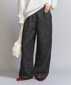 【ユナイテッドアローズ/UNITED ARROWS】のブライトジャカード タックパンツ BLACK|ID: prp329100004747513 ipo3291000000034620282