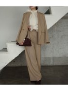 【アニュアンス/anuans】のベーシックタックワイドパンツ BEIGE|ID: prp329100004747520 ipo3291000000034568062