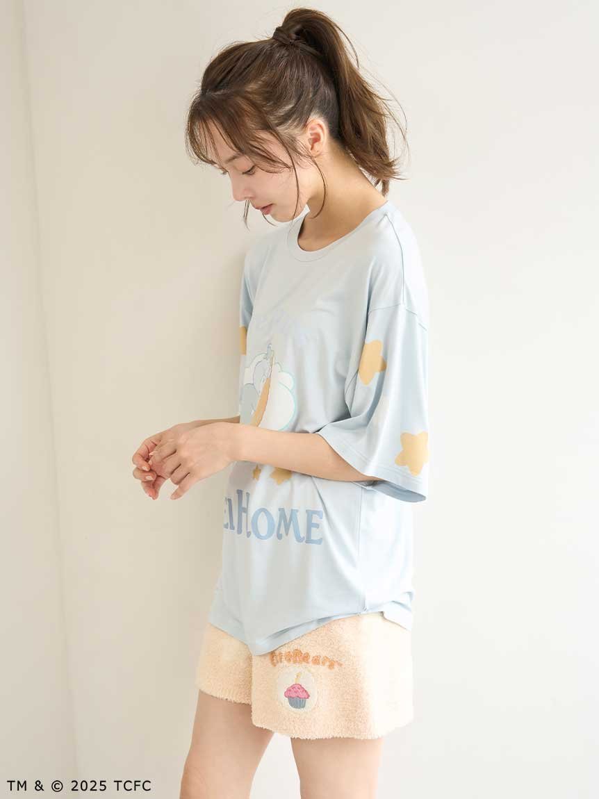 【スナイデル ホーム/SNIDEL HOME】の【Care Bears(TM)】ショートパンツ インテリア・キッズ・メンズ・レディースファッション・服の通販 founy(ファニー) 　ファッション　Fashion　レディースファッション　Fashion for Women　パンツ　Pants & Trousers　ショートパンツ・ハーフパンツ　High-Waisted & Relaxed Shorts　オレンジ　Orange　秋　Autumn　カラフル　Colorful Design　カーディガン　Cardigan, Knitwear　コラボ　Collaboration, Collab　ショート　Short, Short Length　スマート　Smart, Elegant　ターバン　Turban, Headband　モチーフ　Motif, Design Theme　ラベンダー　Lavender　リラックス　Relax, Relaxed Fit　ギフト プレゼント　Gift / Present　ORG[051]|ID: prp329100004747560 ipo3291000000034620391