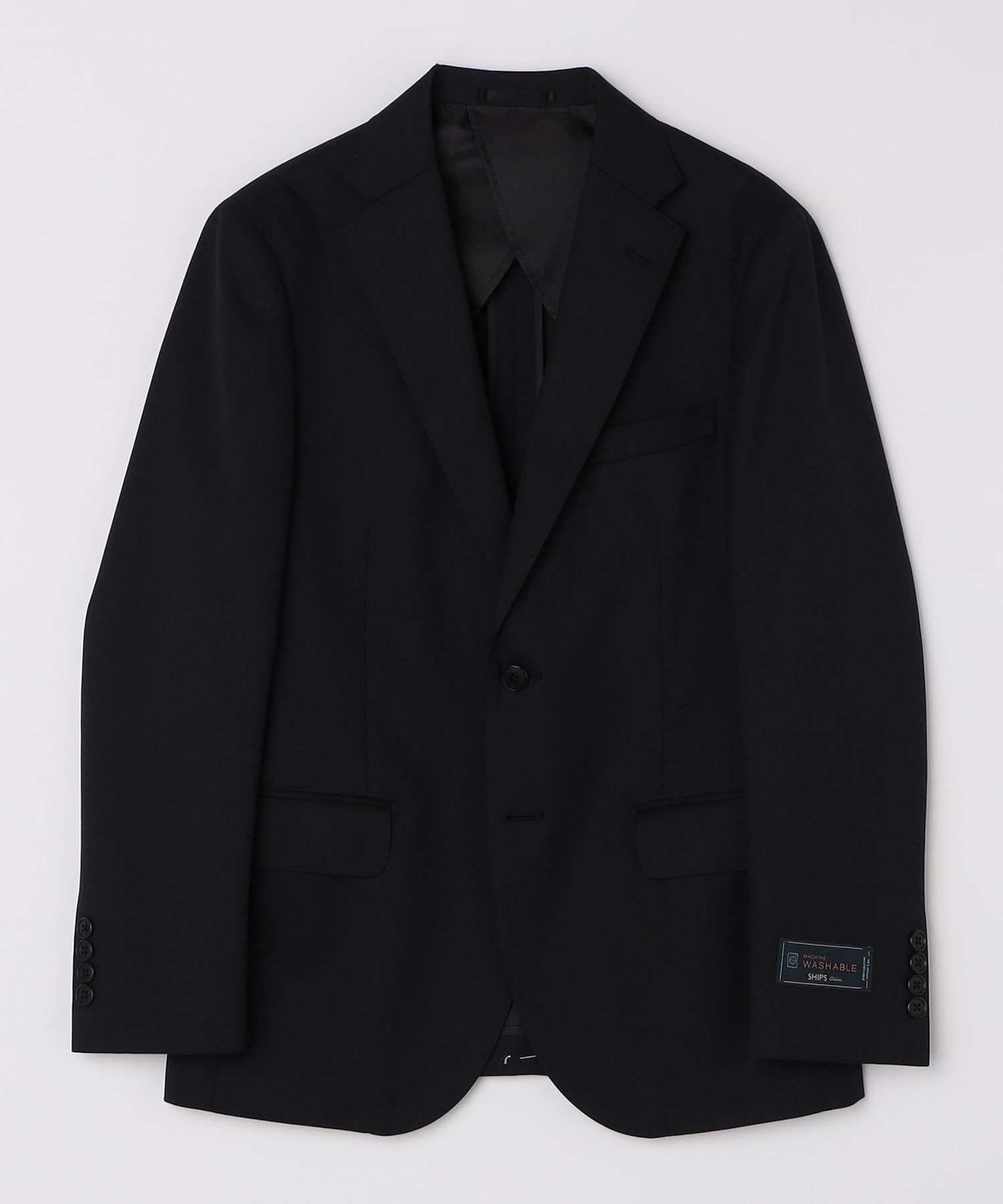 【シップス/SHIPS / MEN】のSHIPS Colors 洗濯機可能 T/W スーツ ジャケット(セットアップ対応可能) インテリア・キッズ・メンズ・レディースファッション・服の通販 founy(ファニー)  ファッション Fashion メンズファッション Fashion for Men セットアップ Matching Sets 今季 This Season, Current Season ジャケット Jacket, Outerwear スラックス Slacks, Dress Pants スーツ Suit, Formalwear セットアップ Set-Up, Coordinated Outfit 定番 Standard, Basic Item ベスト Vest, Waistcoat ベーシック Basic, Essential メンズ Men's, Menswear アウトレット Outlet / Clearance おすすめ Recommended / Our Picks ビジネス 仕事 通勤 Business / Work / Commuting 2025年 2025 2025-2026秋冬・A/W Autumn/Winter 2025–26 AW25–26 ブラック|ID: prp329100004747571 ipo3291000000034328500