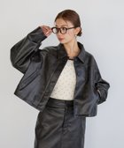 【ベイフロー/BAYFLOW】のWEB限定/セットアップ対応 フェイクレザージャケット 人気、トレンドファッション・服の通販 founy(ファニー) ファッション Fashion レディースファッション Fashion for Women アウター Coat / Outerwear Collection レディースジャケット・軽アウター Jackets おすすめ Recommended / Our Picks コンパクト Compact, Small Size ジャケット Jacket, Outerwear セットアップ Set-Up, Coordinated Outfit トレンド Trend, Trending Now thumbnail ブラック19|ID: prp329100004747634 ipo3291000000034329367