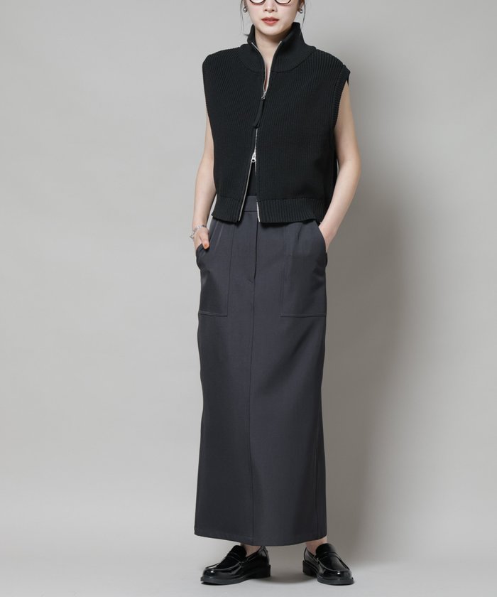 【ナノ ユニバース/nano universe】のポケットディティールナロースカート(セットアップ可) インテリア・キッズ・メンズ・レディースファッション・服の通販 founy(ファニー) https://founy.com/ ファッション Fashion レディースファッション Fashion for Women セットアップ Matching Sets スカート・ミニ/ミディ/マキシ Skirts / Mini, Midi & Maxi Skirts ウォッシャブル Machine Washable シンプル Simple, Minimal スリット Slit, Slit Detail セットアップ Set-Up, Coordinated Outfit テーラード Tailored, Tailored Fit アウトレット Outlet / Clearance おすすめ Recommended / Our Picks エレガント 上品 Elegant 2025年 2025 2025-2026秋冬・A/W Autumn/Winter 2025–26 AW25–26 |ID: prp329100004747652 ipo3291000000034480027