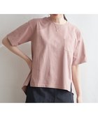 【イッカ/ikka】のコットンUSA半袖Tシャツ 人気、トレンドファッション・服の通販 founy(ファニー) ファッション Fashion レディースファッション Fashion for Women トップス・カットソー Cut & Sew Tops シャツ・ブラウス・オフィスカジュアル Elegant Blouses & Button-Ups ロングTシャツ・Tシャツ Longline T-Shirts & Tees おすすめ Recommended / Our Picks カットソー Cut and Sewn Top シンプル Simple, Minimal スリット Slit, Slit Detail ポケット Pocket, Pocket Detail 半袖 Short Sleeve, Half Sleeve 夏 Summer 定番 Standard, Basic Item 無地 Plain, Solid Color thumbnail ピンク|ID: prp329100004747675 ipo3291000000034329924