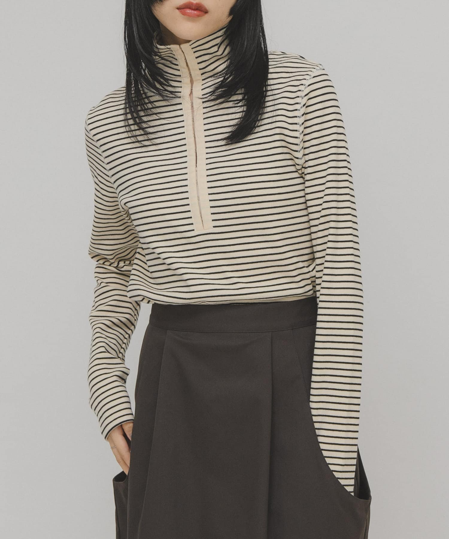 【ケービーエフ/KBF / URBAN RESEARCH】のタートルホックボーダートップス インテリア・キッズ・メンズ・レディースファッション・服の通販 founy(ファニー) ファッション Fashion レディースファッション Fashion for Women トップス・カットソー Cut & Sew Tops 2025年 2025 2025-2026秋冬・A/W Autumn/Winter 2025–26 AW25–26 冬 Winter / This Winter おすすめ Recommended / Our Picks インナー Innerwear タートル Turtleneck, Turtle Collar A/W・秋冬 Autumn/Winter ホワイト系その他|ID: prp329100004747719 ipo3291000000034590438