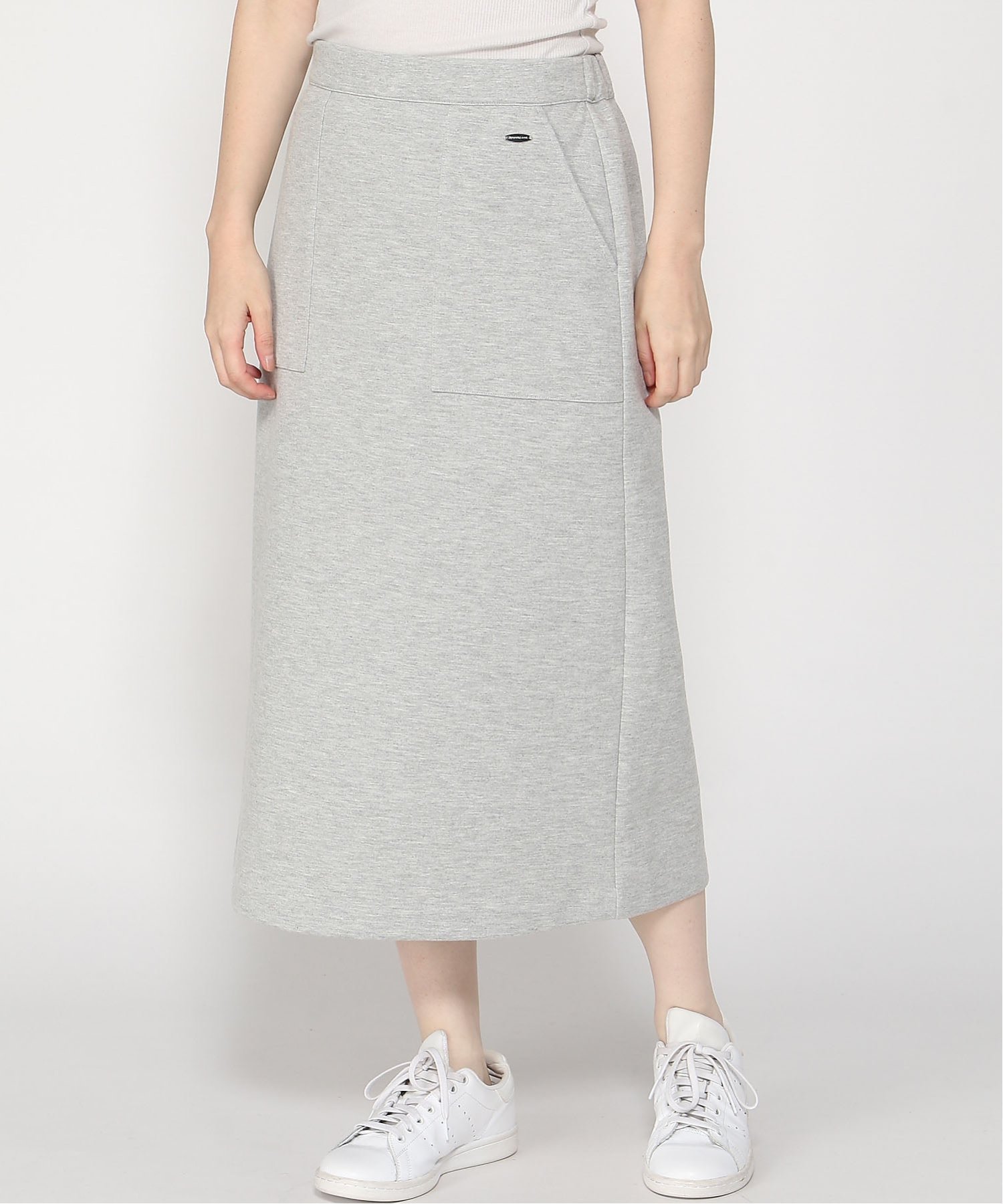 【クロコダイル/CROCODILE】のAライン カット スカート インテリア・キッズ・メンズ・レディースファッション・服の通販 founy(ファニー) 　ファッション　Fashion　レディースファッション　Fashion for Women　スカート　Skirts　グレー|ID: prp329100004747732 ipo3291000000034330393