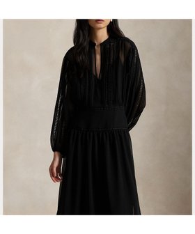 【ラルフローレン/RALPH LAUREN】のレーストリム ジョーゼット ドレス 人気、トレンドファッション・服の通販 founy(ファニー) ファッション Fashion レディースファッション Fashion for Women ワンピース Dresses フォーマル・パーティードレス・結婚式用ドレス Elegant & Casual Dresses カフス Cuff Design シャーリング Shirring, Ruched ショルダー Shoulder, Shoulder Strap ジョーゼット Georgette, Semi-Sheer Fabric スリーブ Sleeve, Long Sleeve / Short Sleeve テクスチャー Texture, Textured Fabric ドレス Dress, One-Piece ドロップ Drop Shoulder, Dropped Style バイアス Bias, Diagonal Cut フレア Flare, Flared ブルゾン Blouson, Bomber Jacket ヨーク Yoke, Yoke Design ループ Loop, Loop Knit レース Lace, Lace Fabric ロマンティック Romantic, Feminine Style 長袖 Long Sleeve, Full Sleeve |ID:prp329100004747833