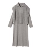 【シップス フォー ウィメン/SHIPS】のSHIPS Colors 手洗い可能 ベスト * ニット ワンピース セット 人気、トレンドファッション・服の通販 founy(ファニー) ファッション Fashion レディースファッション Fashion for Women アウター Coat / Outerwear Collection ワンピース Dresses ニットワンピース Knit Dresses カットソー Cut and Sewn Top タートルネック Turtleneck, High Neck デニム Denim, Jeans Material バランス Balance, Style Balance フロント Front, Front Design ベスト Vest, Waistcoat メンズ Men's, Menswear アウトレット Outlet / Clearance エレガント 上品 Elegant ビジネス 仕事 通勤 Business / Work / Commuting 2025年 2025 2025-2026秋冬・A/W Autumn/Winter 2025–26 AW25–26 thumbnail グレー|ID: prp329100004747842 ipo3291000000034330999