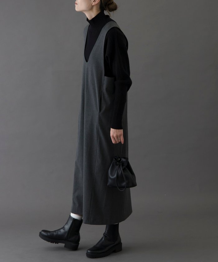 【アーバンリサーチ ドアーズ/URBAN RESEARCH DOORS】のFORK SPOON ウールライクジャンパースカート インテリア・キッズ・メンズ・レディースファッション・服の通販 founy(ファニー) https://founy.com/ ファッション Fashion レディースファッション Fashion for Women スカート Skirts インナー Innerwear タートルネック Turtleneck, High Neck 人気 Popular, Best Seller パーティ Party, Party Style ベーシック Basic, Essential 冬 Winter / This Winter A/W・秋冬 Autumn/Winter エレガント 上品 Elegant 2025年 2025 2025-2026秋冬・A/W Autumn/Winter 2025–26 AW25–26 |ID: prp329100004747885 ipo3291000000034590266