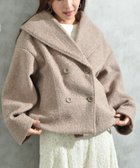【インタープラネット/INTERPLANET】のフェイクウールリングニットショートコート 人気、トレンドファッション・服の通販 founy(ファニー) ファッション Fashion レディースファッション Fashion for Women アウター Coat / Outerwear Collection コート・ロングコート・ピーコート Long Coats, Peacoats & More ショート Short, Short Length シンプル Simple, Minimal ダウン Down, Puffer ベーシック Basic, Essential エレガント 上品 Elegant ビジネス 仕事 通勤 Business / Work / Commuting thumbnail モカ|ID: prp329100004747886 ipo3291000000035226326