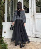 【ナイスクラップ/NICE CLAUP】の【megumi企画】後ろリボン2wayニットSETワンピ 人気、トレンドファッション・服の通販 founy(ファニー) ファッション Fashion レディースファッション Fashion for Women ワンピース Dresses ガーリー Girly, Feminine Style キャミワンピース Cami Dress, Slip Dress ギャザー Gathered, Ruffled シャーリング Shirring, Ruched ショート Short, Short Length チュール Tulip, Tulip Motif トレンド Trend, Trending Now パターン Pattern, Design Print フェザー Feather, Feather Detail フェミニン Feminine, Girly フロント Front, Front Design ベロア Velour, Soft Velvet ラップ Wrap, Wrap Design リボン Ribbon, Bow ロング Long, Long-Length ワンポイント One Point, Statement Accent 冬 Winter / This Winter おすすめ Recommended / Our Picks エレガント 上品 Elegant 2025年 2025 2025-2026秋冬・A/W Autumn/Winter 2025–26 AW25–26 thumbnail ライトグレー|ID: prp329100004747893 ipo3291000000034331294