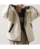 【グレディブリリアン/Gready Brilliant】のGready Brilliant/2_ボアバイカラーフード 人気、トレンドファッション・服の通販 founy(ファニー) ファッション Fashion レディースファッション Fashion for Women デニム Denim, Jeans Material フェミニン Feminine, Girly フォルム Silhouette, Form thumbnail IVO|ID: prp329100004747894 ipo3291000000034587350