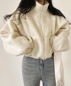 【ミニミニストア/miniministore】のボアジャケット 韓国 フリースジャケット アイボリー|ID: prp329100004747916 ipo3291000000034331467