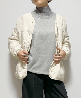 【リラクロ/relaclo】のmitis/中綿キルティングノーカラージャケット 人気、トレンドファッション・服の通販 founy(ファニー) ファッション Fashion レディースファッション Fashion for Women アウター Coat / Outerwear Collection レディースジャケット・軽アウター Jackets ノーカラージャケット / シンプル上品コーデ Collarless Jackets ショルダー Shoulder, Shoulder Strap ジャケット Jacket, Outerwear ドロップ Drop Shoulder, Dropped Style ロング Long, Long-Length |ID:prp329100004747926