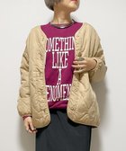 【リラクロ/relaclo】のmitis/中綿キルティングノーカラージャケット 人気、トレンドファッション・服の通販 founy(ファニー) ファッション Fashion レディースファッション Fashion for Women アウター Coat / Outerwear Collection レディースジャケット・軽アウター Jackets ノーカラージャケット / シンプル上品コーデ Collarless Jackets ショルダー Shoulder, Shoulder Strap ジャケット Jacket, Outerwear ドロップ Drop Shoulder, Dropped Style ロング Long, Long-Length thumbnail ベージュ|ID: prp329100004747926 ipo3291000000034380116
