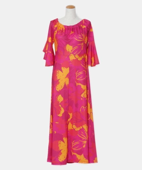 【アミナコレクション/Amina Collection】の【マウナロア】OBプアアロアロスリーブ インテリア・キッズ・メンズ・レディースファッション・服の通販 founy(ファニー) 　ファッション　Fashion　レディースファッション　Fashion for Women　スリット　Slit, Slit Detail　スリーブ　Sleeve, Long Sleeve / Short Sleeve　トレンド　Trend, Trending Now　ビビッド　Vivid, Bright Tone　ミックス　Mix, Mixed Style　ワーク　Workwear, Utility Style　ピンク|ID: prp329100004747949 ipo3291000000034588058