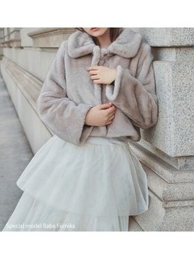 【スナイデル/SNIDEL】のステンカラーショートファーコートジャケット 人気、トレンドファッション・服の通販 founy(ファニー) ファッション Fashion レディースファッション Fashion for Women アウター Coat / Outerwear Collection コート・ロングコート・ピーコート Long Coats, Peacoats & More レディースジャケット・軽アウター Jackets ウェーブ Wavy Pattern エレガント 上品 Elegant ジャケット Jacket, Outerwear スマート Smart, Elegant フロント Front, Front Design プリント Print, Printed Pattern ポケット Pocket, Pocket Detail リアル Real, Realistic おすすめ Recommended / Our Picks |ID:prp329100004748002