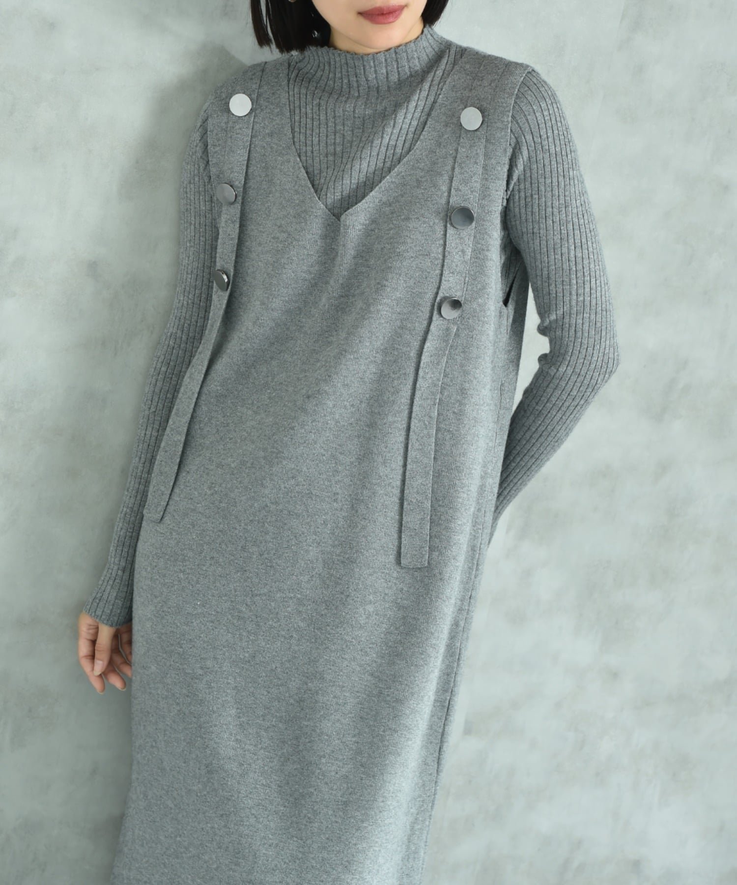 【インタープラネット/INTERPLANET】のリブニット+ニットジャンスカSET 人気、トレンドファッション・服の通販 founy(ファニー) 　ファッション　Fashion　レディースファッション　Fashion for Women　トップス・カットソー　Cut & Sew Tops　ニット　Knit Tops & Sweaters　リブニット　Rib Knit, Ribbed Knit　 other-1|ID: prp329100004748003 ipo3291000000034332138
