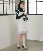 【ラブティックボンボン/La boutique BonBon】の【大人ガーリー】ファンシーツイードファー付きジャンドレ 人気、トレンドファッション・服の通販 founy(ファニー) ファッション Fashion レディースファッション Fashion for Women ガーリー Girly, Feminine Style ショート Short, Short Length シンプル Simple, Minimal タートルネック Turtleneck, High Neck ツイード Twill, Twill Weave トレンド Trend, Trending Now フェイクファー Faux Fur, Imitation Fur ベロア Velour, Soft Velvet ポケット Pocket, Pocket Detail ラップ Wrap, Wrap Design リボン Ribbon, Bow ロング Long, Long-Length おすすめ Recommended / Our Picks エレガント 上品 Elegant thumbnail ライトグレー|ID: prp329100004748022 ipo3291000000034332308