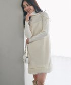 【ラブティックボンボン/La boutique BonBon】の【大人ガーリー】ファンシーツイードファー付きジャンドレ 人気、トレンドファッション・服の通販 founy(ファニー) ファッション Fashion レディースファッション Fashion for Women ガーリー Girly, Feminine Style ショート Short, Short Length シンプル Simple, Minimal タートルネック Turtleneck, High Neck ツイード Twill, Twill Weave トレンド Trend, Trending Now フェイクファー Faux Fur, Imitation Fur ベロア Velour, Soft Velvet ポケット Pocket, Pocket Detail ラップ Wrap, Wrap Design リボン Ribbon, Bow ロング Long, Long-Length おすすめ Recommended / Our Picks エレガント 上品 Elegant thumbnail オフホワイト|ID: prp329100004748022 ipo3291000000034332309