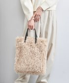 【ユナイテッドアローズ/UNITED ARROWS】のカーリー フェイクファー トートバッグ BEIGE|ID: prp329100004748056 ipo3291000000034600868