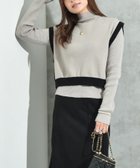 【インタープラネット/INTERPLANET】の配色ポンチョ風ニットアンサンブル 人気、トレンドファッション・服の通販 founy(ファニー) ファッション Fashion レディースファッション Fashion for Women アウター Coat / Outerwear Collection ポンチョ・ケープコート Ponchos & Capes トップス・カットソー Cut & Sew Tops ニット Knit Tops & Sweaters アンサンブルニット Knit Ensembles & Twin Sets アンサンブル Ensemble Set コンパクト Compact, Small Size シンプル Simple, Minimal ジャケット Jacket, Outerwear ベーシック Basic, Essential ボトム Bottoms, Lower Wear ポンチョ Poncho, Cape Style リブニット Rib Knit, Ribbed Knit リボン Ribbon, Bow エレガント 上品 Elegant ビジネス 仕事 通勤 Business / Work / Commuting thumbnail 配色グレージュ|ID: prp329100004748101 ipo3291000000034660123