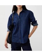【バナナリパブリック ファクトリーストア/BANANA REPUBLIC FACTORY STORE】のBANANA REPUBLIC FACTORY STORE デニム シャツ DARK_WASH|ID: prp329100004748104 ipo3291000000034332927