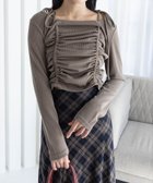 【クリア/clear】のドロストリボン長袖カットソートップス MO|ID: prp329100004748130 ipo3291000000034379144