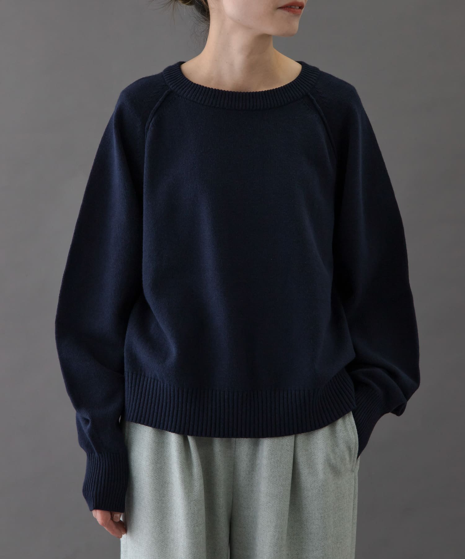 【アーバンリサーチ ドアーズ/URBAN RESEARCH DOORS】のFORK SPOON ラグランニットプルオーバー インテリア・キッズ・メンズ・レディースファッション・服の通販 founy(ファニー) ファッション Fashion レディースファッション Fashion for Women トップス・カットソー Cut & Sew Tops ニット Knit Tops & Sweaters カジュアルプルオーバー・ニットトップス Pullovers & Knit Tops / Casual Pullovers 2025年 2025 2025-2026秋冬・A/W Autumn/Winter 2025–26 AW25–26 冬 Winter / This Winter シンプル Simple, Minimal スリーブ Sleeve, Long Sleeve / Short Sleeve ベーシック Basic, Essential A/W・秋冬 Autumn/Winter NAVY|ID: prp329100004748160 ipo3291000000034447458