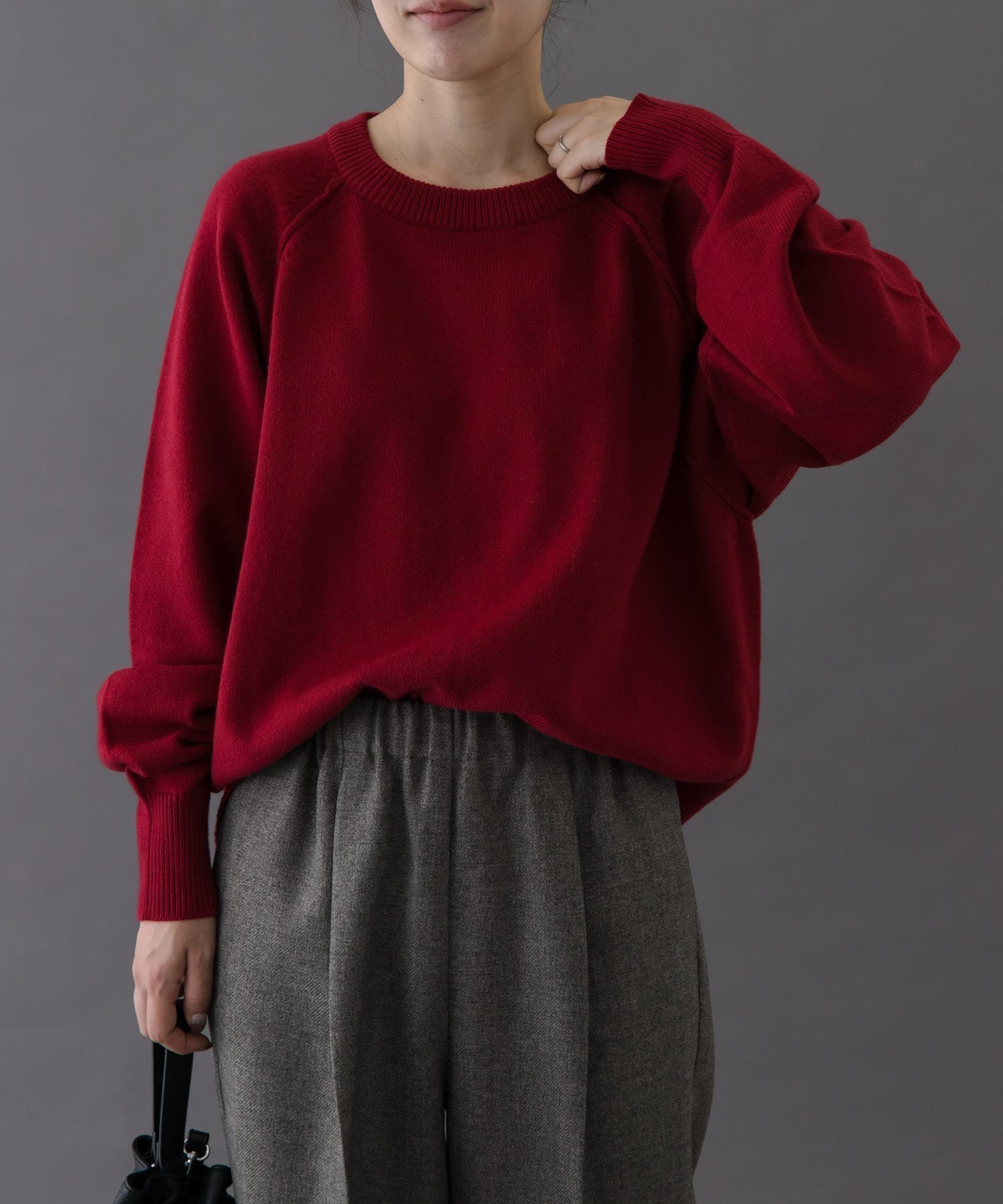 【アーバンリサーチ ドアーズ/URBAN RESEARCH DOORS】のFORK SPOON ラグランニットプルオーバー インテリア・キッズ・メンズ・レディースファッション・服の通販 founy(ファニー) ファッション Fashion レディースファッション Fashion for Women トップス・カットソー Cut & Sew Tops ニット Knit Tops & Sweaters カジュアルプルオーバー・ニットトップス Pullovers & Knit Tops / Casual Pullovers 2025年 2025 2025-2026秋冬・A/W Autumn/Winter 2025–26 AW25–26 冬 Winter / This Winter シンプル Simple, Minimal スリーブ Sleeve, Long Sleeve / Short Sleeve ベーシック Basic, Essential A/W・秋冬 Autumn/Winter RED|ID: prp329100004748160 ipo3291000000034447459