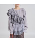 【フリークスストア/FREAK'S STORE】のフリルチュール ドッキングスウェット 25AW 人気、トレンドファッション・服の通販 founy(ファニー) ファッション Fashion レディースファッション Fashion for Women トップス・カットソー Cut & Sew Tops レディースパーカー・カジュアルフーディー Casual Hoodies & Sweatshirts スウェット・クルーネックトップス Sweatshirts & Crewnecks / Relaxed Fit Sweat Tops 2025年 2025 2025-2026秋冬・A/W Autumn/Winter 2025–26 AW25–26 冬 Winter / This Winter アシンメトリー Asymmetrical Style スウェット / スエット Sweatshirt, Sweatwear チュール Tulip, Tulip Motif フェミニン Feminine, Girly フリル Frill, Ruffle ロング Long, Long-Length A/W・秋冬 Autumn/Winter thumbnail モカ|ID: prp329100004748184 ipo3291000000034333540