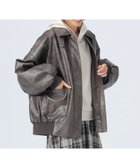 【ビームス ハート/BEAMS HEART】のヴィンテージライク フェイクレザー ブルゾン 人気、トレンドファッション・服の通販 founy(ファニー) ファッション Fashion レディースファッション Fashion for Women アウター Coat / Outerwear Collection ブルゾンジャケット・スポーティアウター Blouson Jackets ヴィンテージ Vintage Style クール Cool, Chic スウェット / スエット Sweatshirt, Sweatwear スタンド Stand Collar, Upright Stand デニム Denim, Jeans Material トレンド Trend, Trending Now バランス Balance, Style Balance ビッグ Big, Oversized フェイクレザー Faux Leather, PU Leather フェミニン Feminine, Girly ブルゾン Blouson, Bomber Jacket ポケット Pocket, Pocket Detail 防寒 Cold Protection, Winter-Ready ロング Long, Long-Length ワイド Wide, Wide Fit 冬 Winter / This Winter おすすめ Recommended / Our Picks thumbnail BROWN|ID: prp329100004748188 ipo3291000000035196124