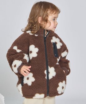 【ペアマノン/pairmanon / KIDS】の【エアサーマル】ユニセックス 総柄 無地 ボアブルゾン 人気、トレンドファッション・服の通販 founy(ファニー) ファッション Fashion キッズファッション Fashion for Kids ブルゾン Blouson, Bomber Jacket ループ Loop, Loop Knit 無地 Plain, Solid Color |ID:prp329100004748234