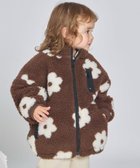 【ペアマノン/pairmanon / KIDS】の【エアサーマル】ユニセックス 総柄 無地 ボアブルゾン 人気、トレンドファッション・服の通販 founy(ファニー) ファッション Fashion キッズファッション Fashion for Kids ブルゾン Blouson, Bomber Jacket ループ Loop, Loop Knit 無地 Plain, Solid Color thumbnail ブラウンフラワー53|ID: prp329100004748234 ipo3291000000034889457