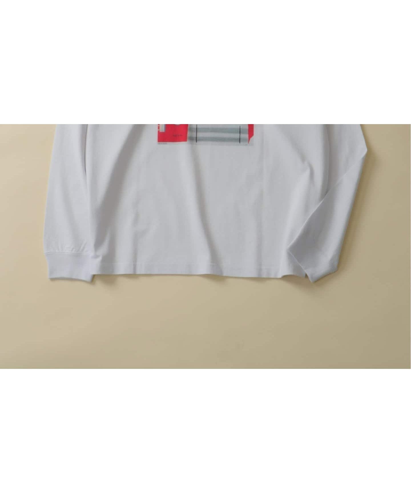 【エディフィス/EDIFICE】のSAVIGNAC (サヴィニャック) 別注 French Company プリント ロングスリーブ Tシャツ インテリア・キッズ・メンズ・レディースファッション・服の通販 founy(ファニー) 　ファッション　Fashion　レディースファッション　Fashion for Women　トップス・カットソー　Cut & Sew Tops　シャツ・ブラウス・オフィスカジュアル　Elegant Blouses & Button-Ups　ロングTシャツ・Tシャツ　Longline T-Shirts & Tees　シンプル　Simple, Minimal　スリーブ　Sleeve, Long Sleeve / Short Sleeve　フランス　France, French　プリント　Print, Printed Pattern　別注　Limited Edition, Custom Order　モチーフ　Motif, Design Theme　ロング　Long, Long-Length　ワーク　Workwear, Utility Style　おすすめ　Recommended / Our Picks　2025年　2025　2025-2026秋冬・A/W　Autumn/Winter 2025–26 AW25–26　ホワイト A|ID: prp329100004748344 ipo3291000000035238712