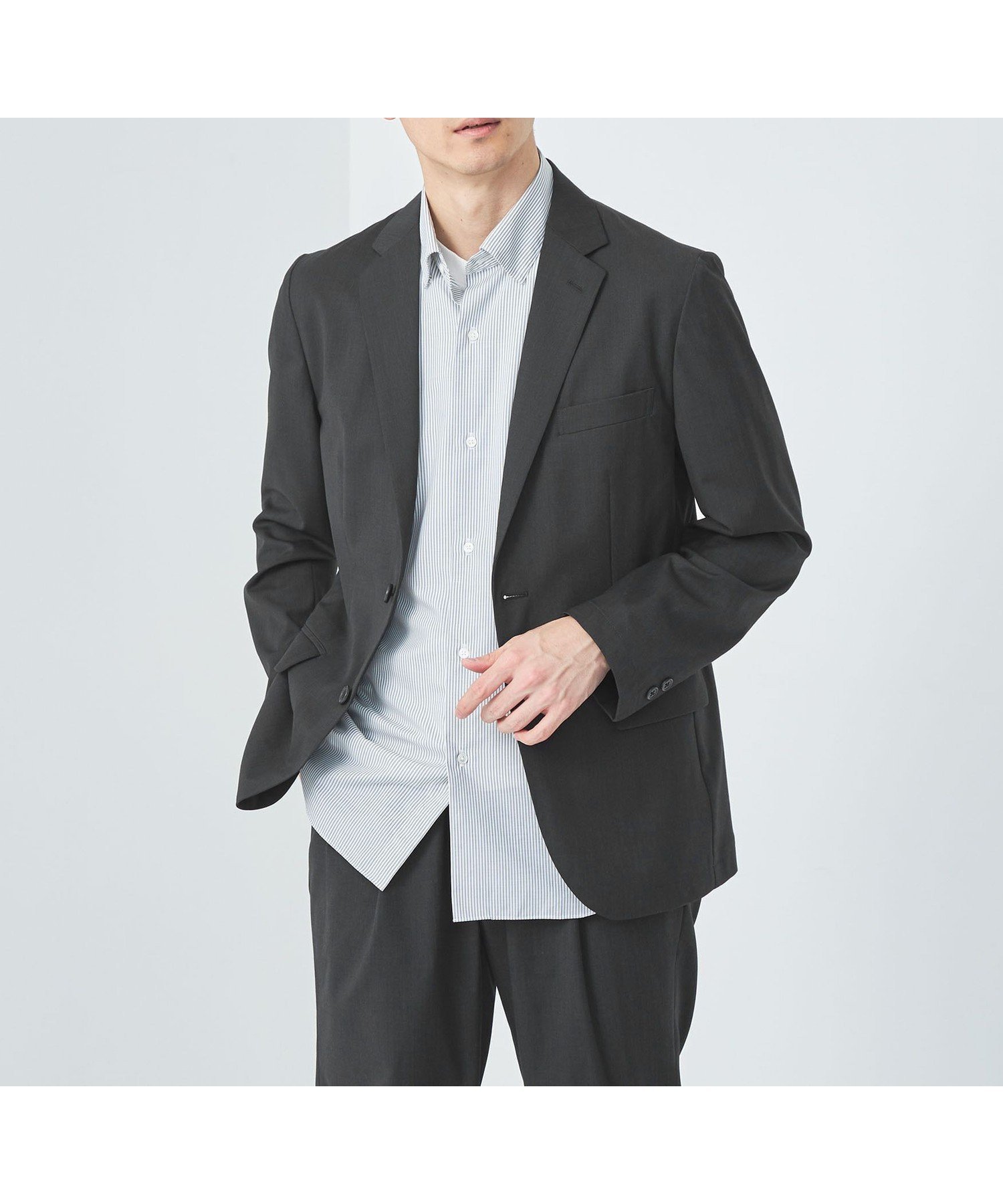 【ユナイテッドアローズ/UNITED ARROWS / MEN】のウォッシャブル TWサージ ナロー ジャケット -ストレッチ・防シワ- インテリア・キッズ・メンズ・レディースファッション・服の通販 founy(ファニー)  ファッション Fashion メンズファッション Fashion for Men インナー Innerwear ウォッシャブル Machine Washable カットソー Cut and Sewn Top ジャケット Jacket, Outerwear ストレッチ Stretch, Stretchy Fabric セットアップ Set-Up, Coordinated Outfit デニム Denim, Jeans Material トレンド Trend, Trending Now 定番 Standard, Basic Item バランス Balance, Style Balance フラップ Flap, Flap Pocket プリーツ Pleats, Pleated ベーシック Basic, Essential ポケット Pocket, Pocket Detail A/W・秋冬 Autumn/Winter アウトレット Outlet / Clearance おすすめ Recommended / Our Picks DK.GRAY|ID: prp329100004748378 ipo3291000000034335084