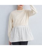 【ユナイテッドアローズ/UNITED ARROWS】のシャツ裾 ドッキング ニット プルオーバー -ウォッシャブル- OFF WHITE|ID: prp329100004748822 ipo3291000000034338939