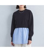 【ユナイテッドアローズ/UNITED ARROWS】のシャツ裾 ドッキング ニット プルオーバー -ウォッシャブル- NAVY|ID: prp329100004748822 ipo3291000000034338941