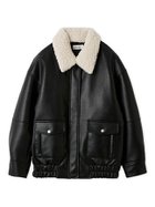 【スナイデル/SNIDEL】のマルチファブリックボアカラーブルゾン BLK[009]|ID:prp329100004748823